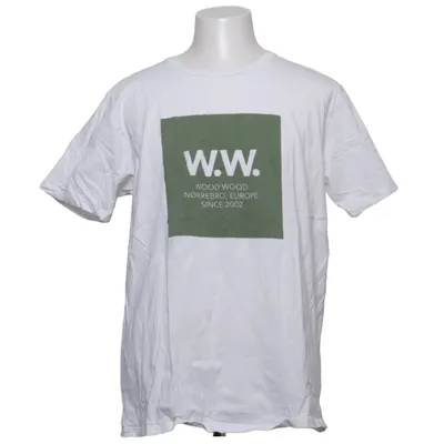 T-shirt (Vit, Grön) från Wood Wood Bomull