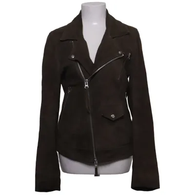 Bikerjacka (Brun) från Tiger of Sweden Jeans Bomull, Skinn, Polyester