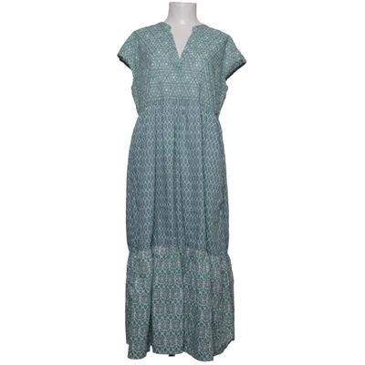 Maxi dress (Green, White) from Nile Organic cotton