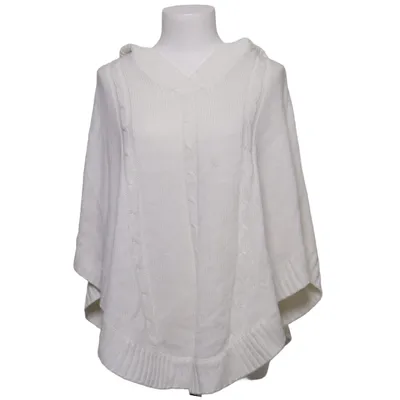 Poncho (Wit) van Svensk Design Acryl