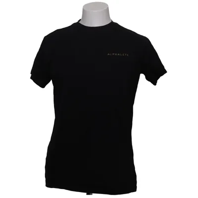 T-shirt (Zwart) van Alphalete Athletics Katoen, Elastaan