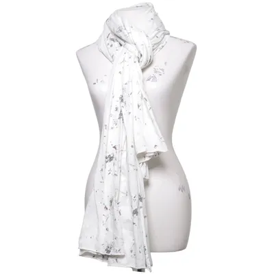 Sjal (Vit, Flerfärgad) från Hunkydory