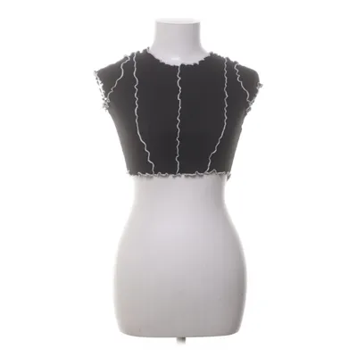 Crop top (Svart, Vit) från Bershka