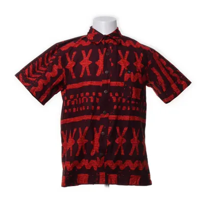 Kortärmad skjorta (Röd, Lila) från Bula Bomull