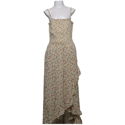 Långklänning (Beige, Röd) från Lindex Kids Viskos