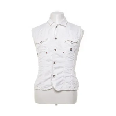 Denim vest (White) from Caroche