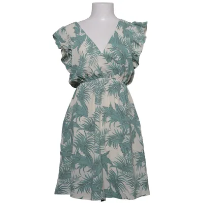 Jurk (Wit, Groen, Meerkleurig) van In April 1986 Polyester, Viscose