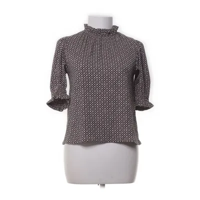Bluse (Sort, Beige, Flerfarvet) fra Holly & Whyte by Lindex Elastan, Polyester