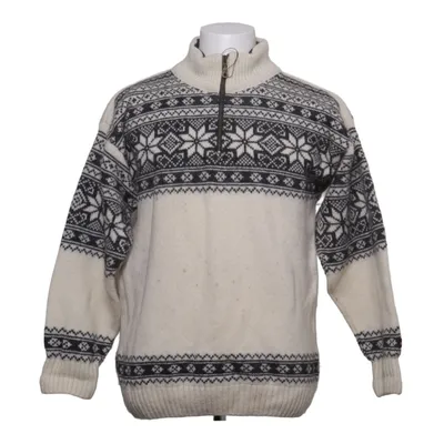Lusekofta (Vit, Svart, Flerfärgad) från Norwool Ull
