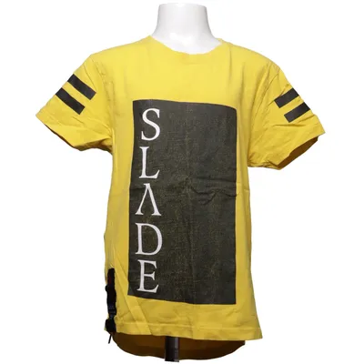T-shirt (Yellow, Black) from Slade Couture Cotton