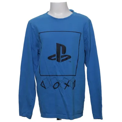 Lange mouwen shirt (Blauw) van Playstation Katoen