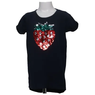 T-shirt (Blauw, Meerkleurig) van Yigga Katoen, Elastaan
