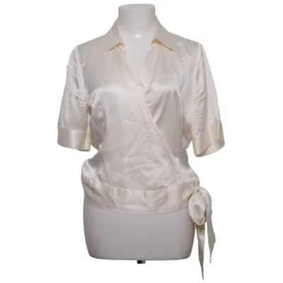 Wikkelblouse (Wit) van H&M Zijde