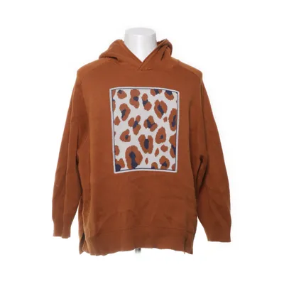 Capuchon sweater (Bruin, Wit) van Peter Hahn Katoen