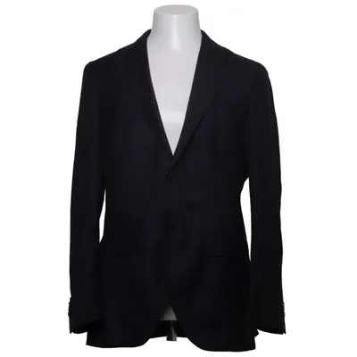 Kavaj (Blå) från Cavaliere Viskos, Ull