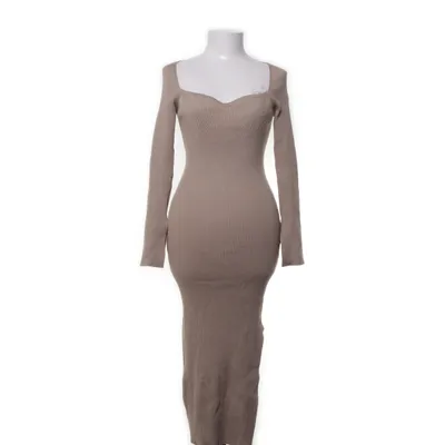 Dress (Beige) from GiorGia Cotton, Viscose