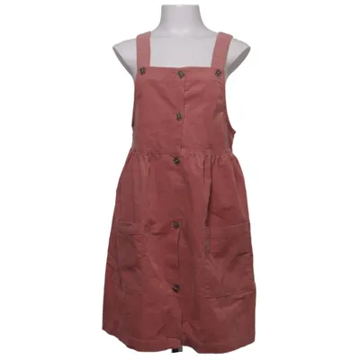 Hängselklänning (Rosa) från Lindex Kids Bomull, Elastan