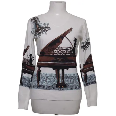 Pull-over (Blanc, Marron, Noir) de Damod Élasthane, Modal, Viscose