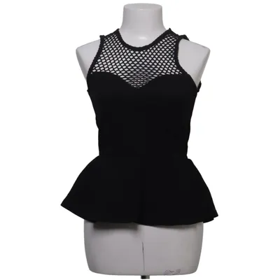 Peplum top (Black) from CoolCat Cotton, Elastane, Polyester