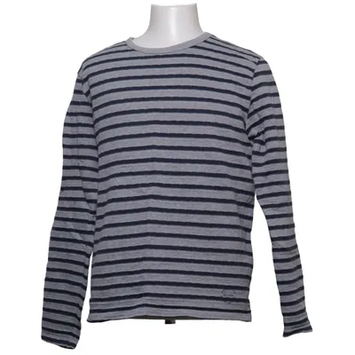 Lange mouwen shirt (Grijs, Blauw) van Only & Sons Katoen, Polyester
