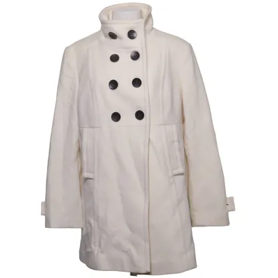 Coat (Beige) from Basic Line Cashmere, Polyamide, Wool