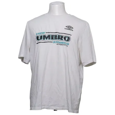 T-shirt (Hvid) fra Umbro Bomuld, Polyester
