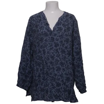 Blouse (Blue) from XLNT by KappAhl Polyamide, Viscose