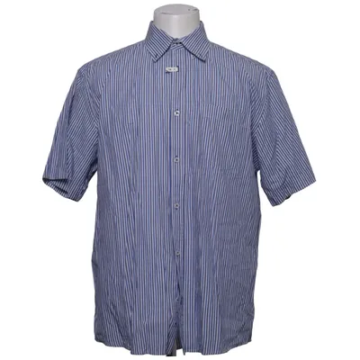 Korte mouwen shirt (Blauw, Wit) van Luciano Katoen
