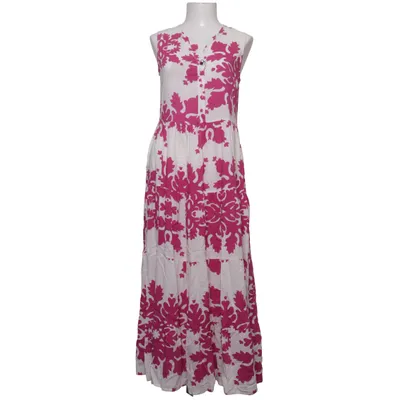 Maxikleid (Pink, Weiß) von Vivance Viskose