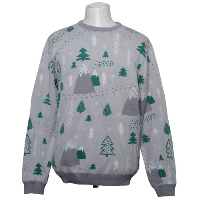 Christmas sweater (Gray, Green, White) from Dedoles Acrylic, Cotton