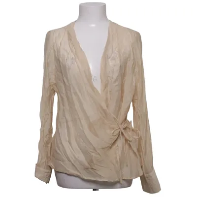 Wickelbluse (Beige) von Zara Lyocell, Polyamid