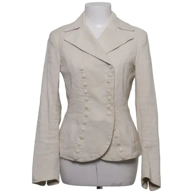 Blazer (Beige) from Noa Noa Acetate, Cotton, Metallic fiber