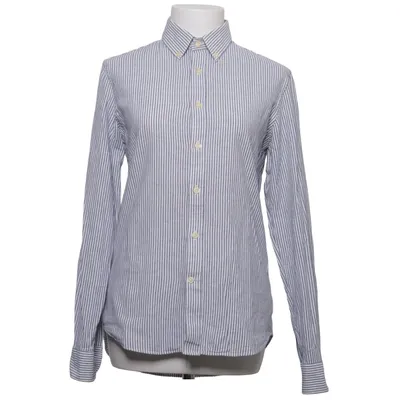 Skjorta (Blå, Vit) från Velour by Nostalgi Bomull