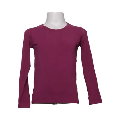 Långärmad t-shirt (Lila) från Basic U Bomull, Elastan