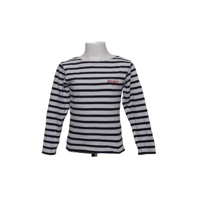 Lange mouwen shirt (Wit, Blauw) van Maison Labiche Katoen