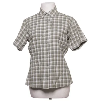 Short sleeve shirt (Green, White, Multicolored) from Lundhags Bamboo, Cotton