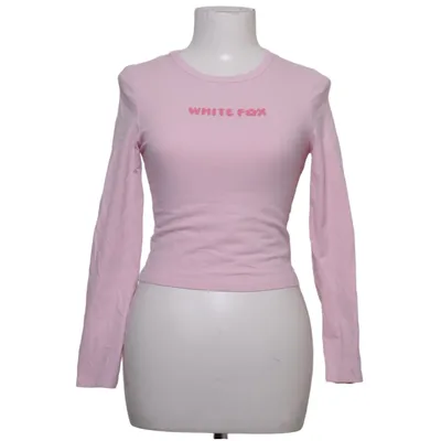 Langærmet t-shirt (Pink) fra White Fox Bomuld