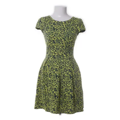 Jurk (Geel, Zwart, Meerkleurig) van Closet Katoen, Elastaan, Polyester