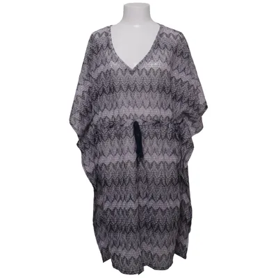 Robe de plage (Gris, Noir, Blanc) de MyWear Woman Polyester