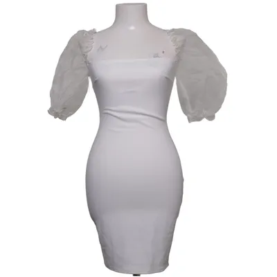 Jurk (Organza Short Sleeve Dress) van NLY One Elastaan, Polyamide, Polyester