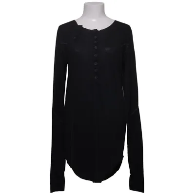 Henley shirt (Black) from Army of Me Linen, Polyester, Wool
