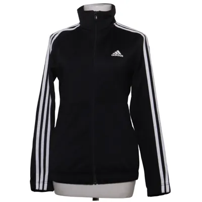 Træningsjakke (Sort, Hvid) fra Adidas Polyester