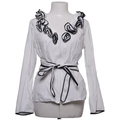 Blouse (White, Black) from Anne Fontaine Cotton