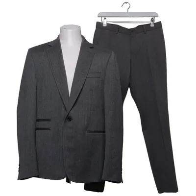 Suit (Gray) from Bläck Polyester, Wool