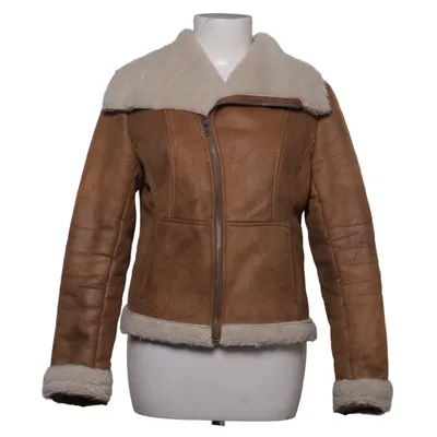 Shearlingjakke (Brun, Beige) fra Bik Bok Polyester
