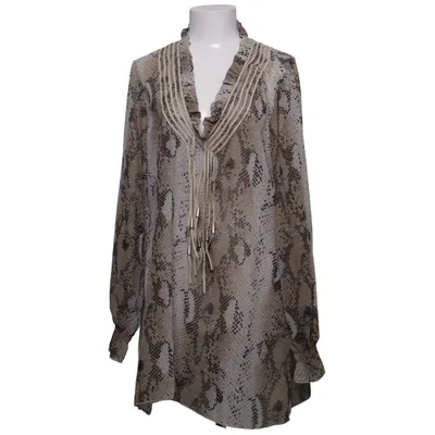 Blus (Beige, Svart) från Saopaulo Polyester
