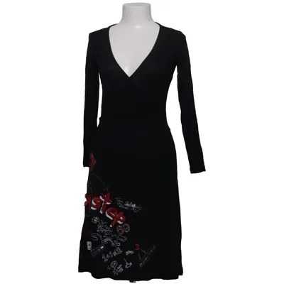Dress (Black, White, Red) from Desigual Cotton