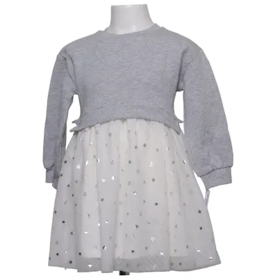 Robe (Gris, Blanc, Argent) de Carter's Coton, Élasthane, Polyester