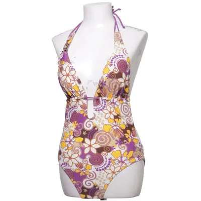 Badedragt (Lilla, Gul, Brun, Hvid, Flerfarvet) fra Warp Elastan, Polyamid, Polyester