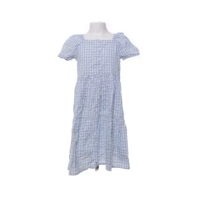 Dress (White, Blue) from Lindex Kids Cotton